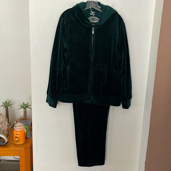Plus Size Charcoal Business Pantsuit